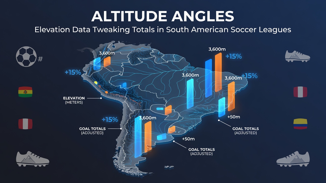 High-altitude soccer stadium nestled in the Andes mountains of South America