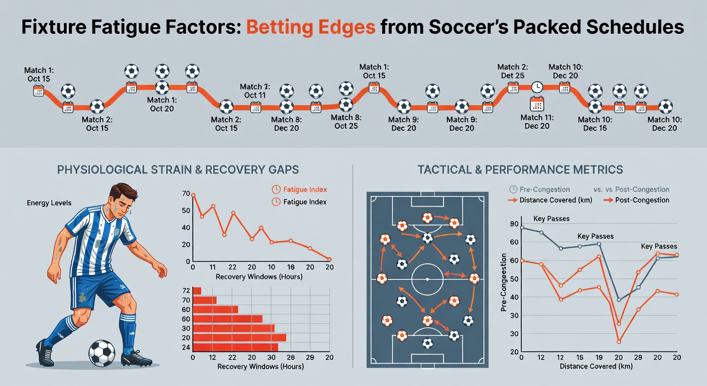 A packed soccer calendar visualized with overlapping league, cup, and international fixtures, showing the chaos of modern schedules