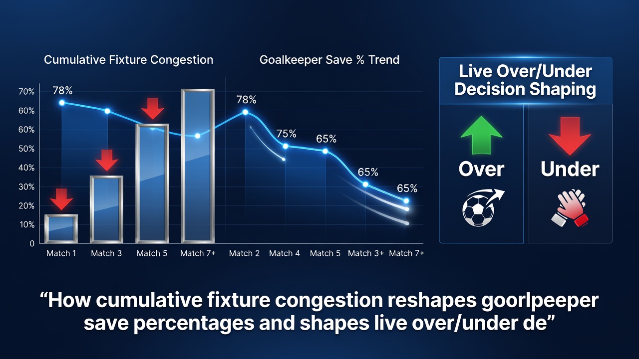 Soccer pitch view during evening lower league match highlighting defensive positioning under fatigue